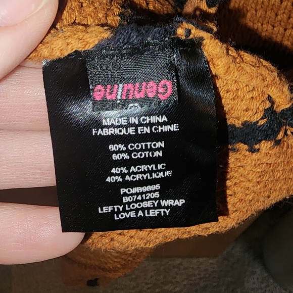 Genuine Volcom Women’s Cardigan Sweater Left Loosey Wrap Love A Lefty Stripe - Picture 7 of 13